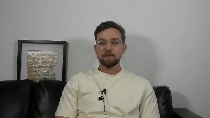 A participant from Israel · in Hebrew — video still